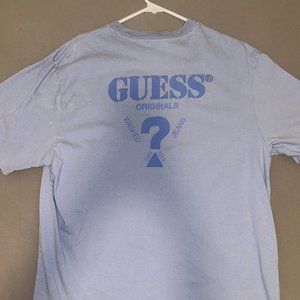 LIGHT BLUE GUESS TEE